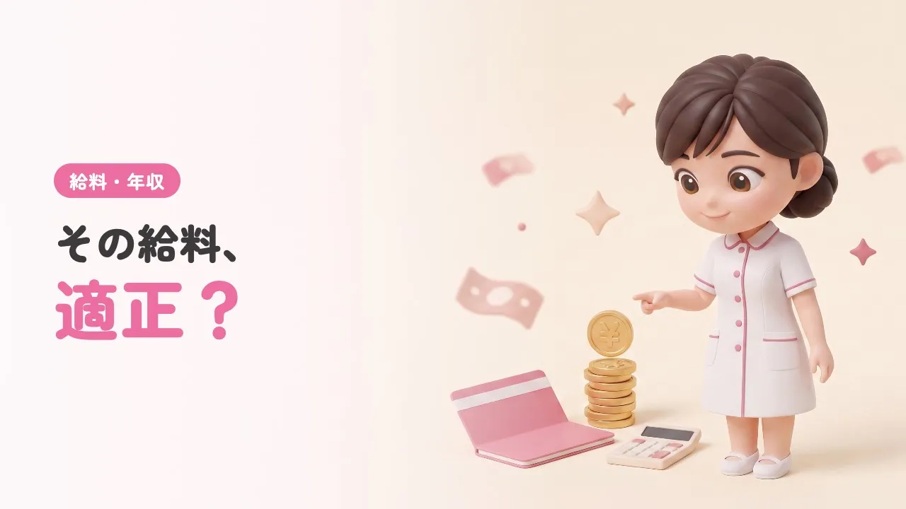 看護師の給料はなぜ上がりにくい？相場と収入アップの現実的な方法